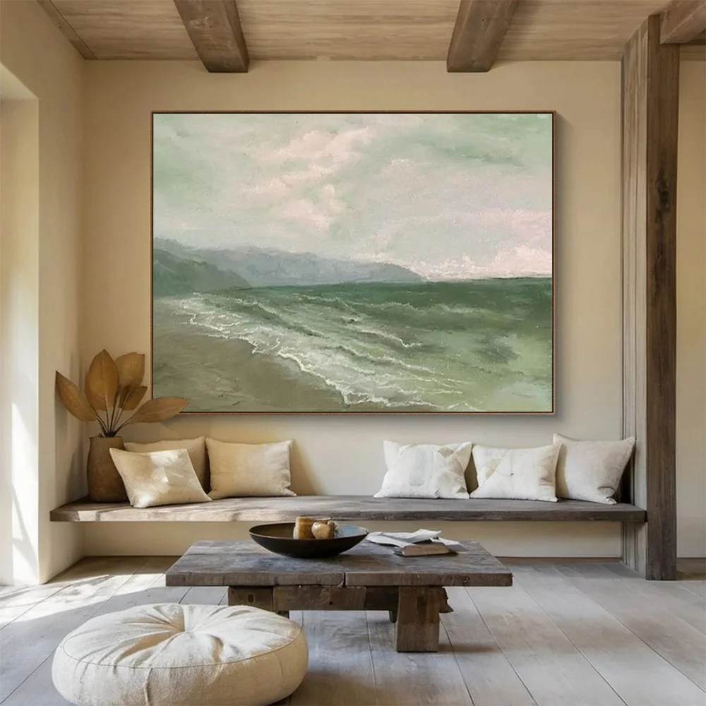 Bedroom Handmade Original Toned Sellers Abstract Artwork 87LWK